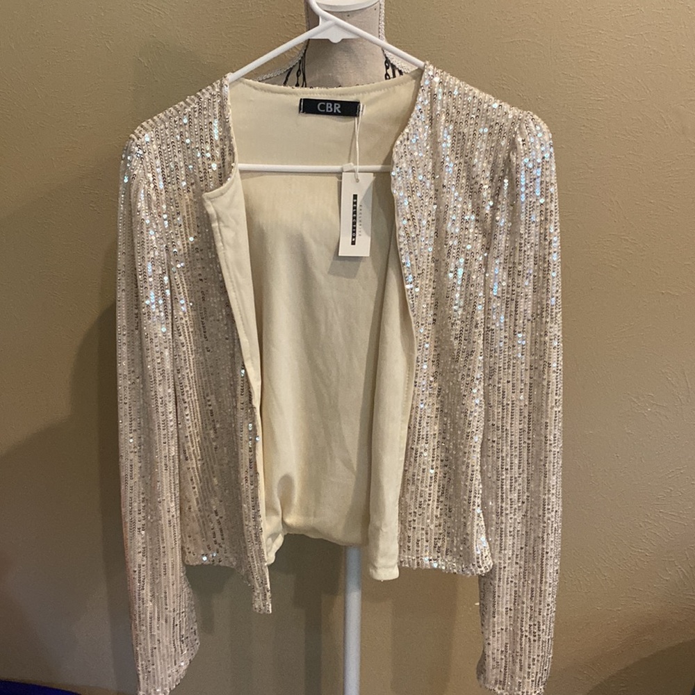 NWT CBR Sequined Jacket